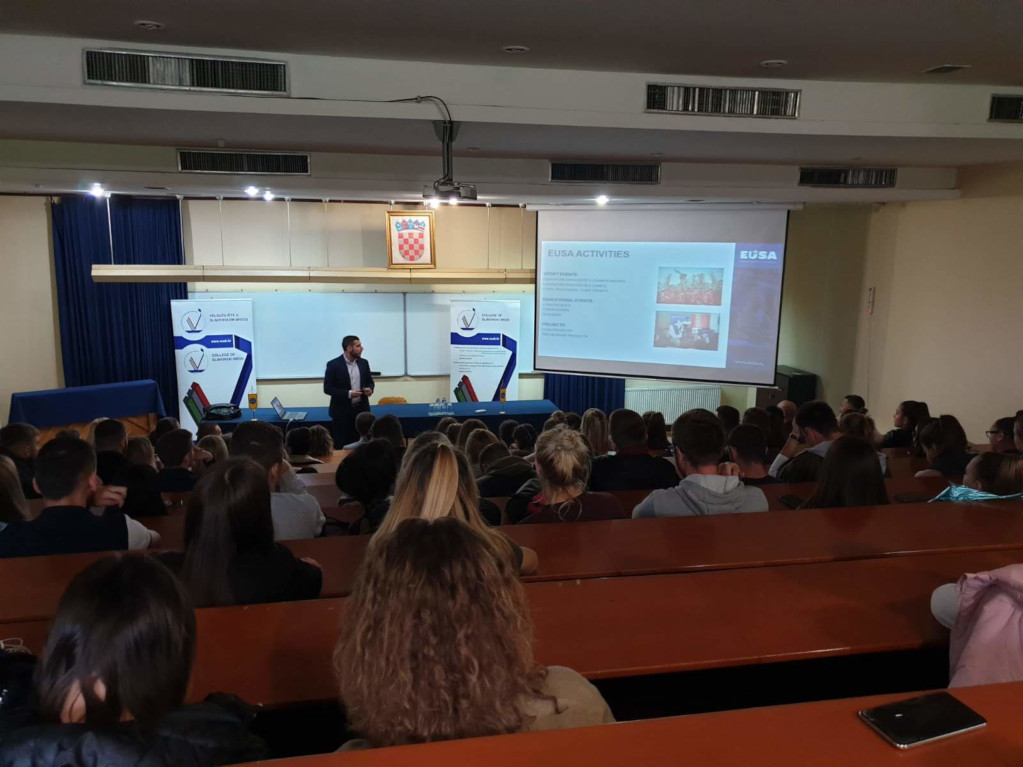 Mr Aliti delivering his presentation