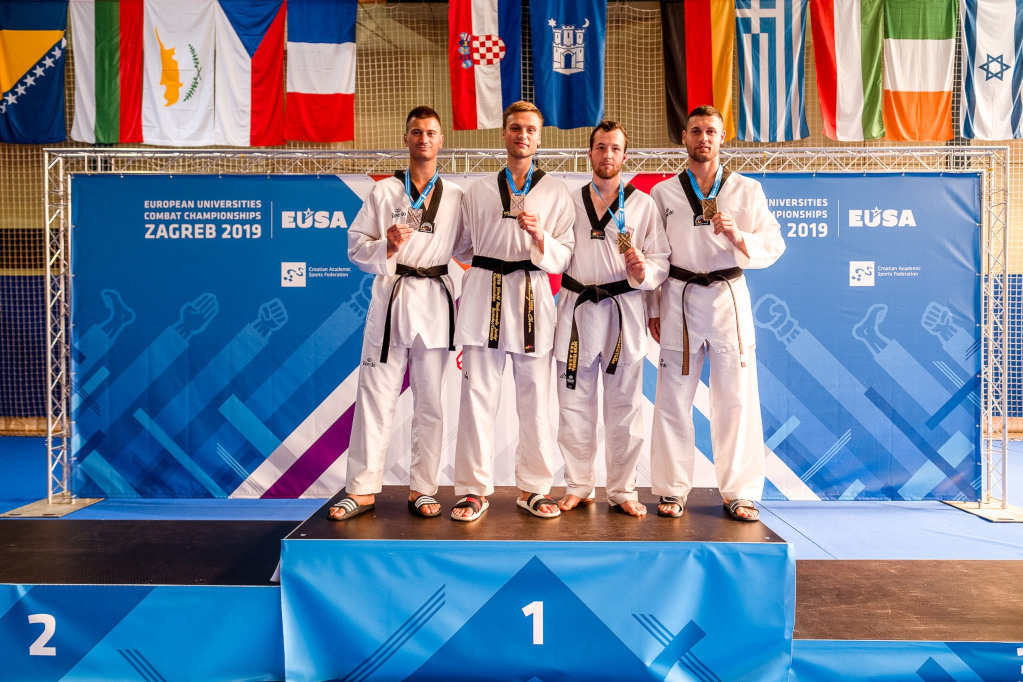Medallists at EUC Combat 2019
