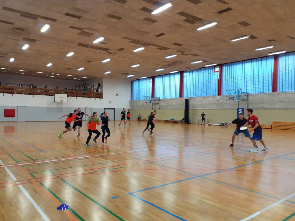 ENACT Frisbee friendly match