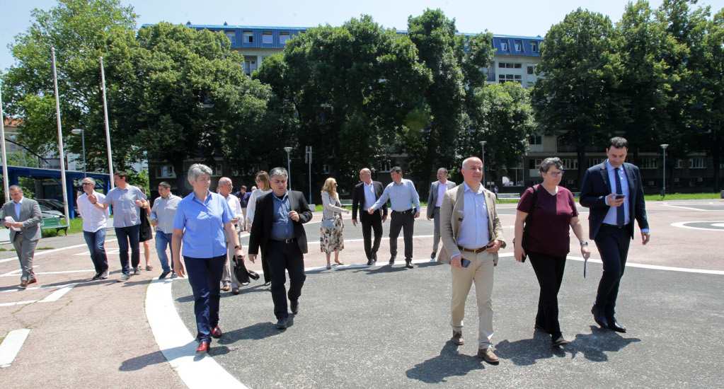 Visiting EUG2020 facilities at Supervision Commission meeting