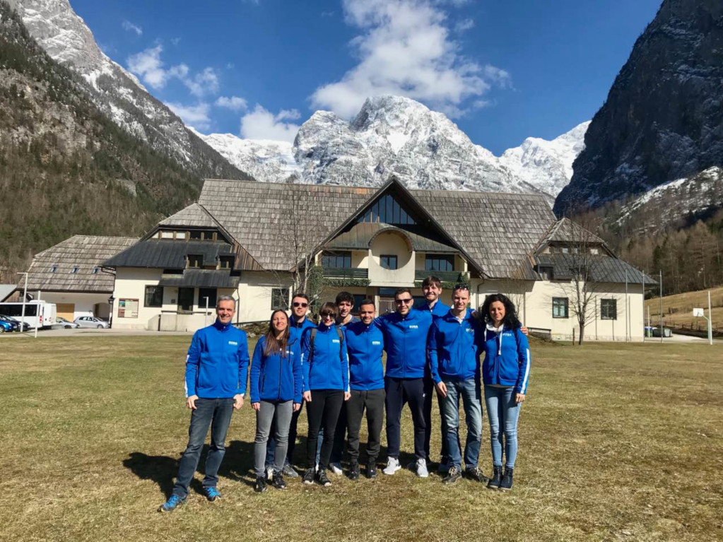 EUSA team outside Trenta Museum