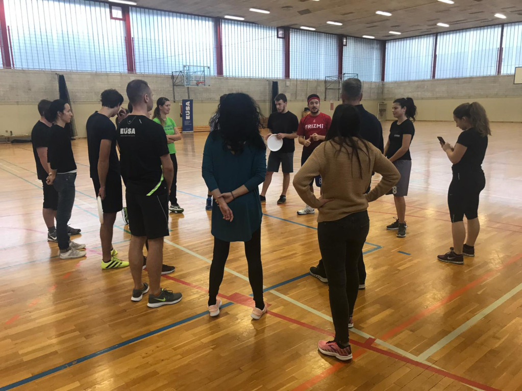 ENACT Frisbee event group