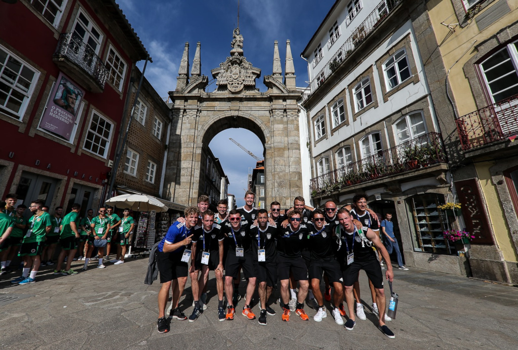 March pass at opening ceremony at Futsal 2019