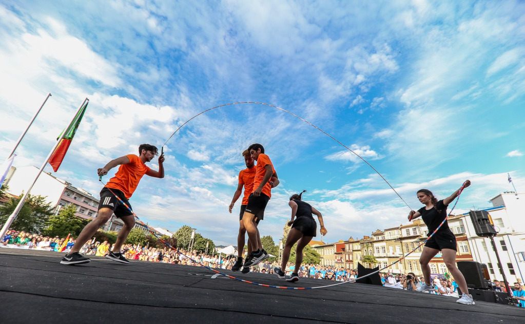 Performers at EUC Futsal 2019 opening