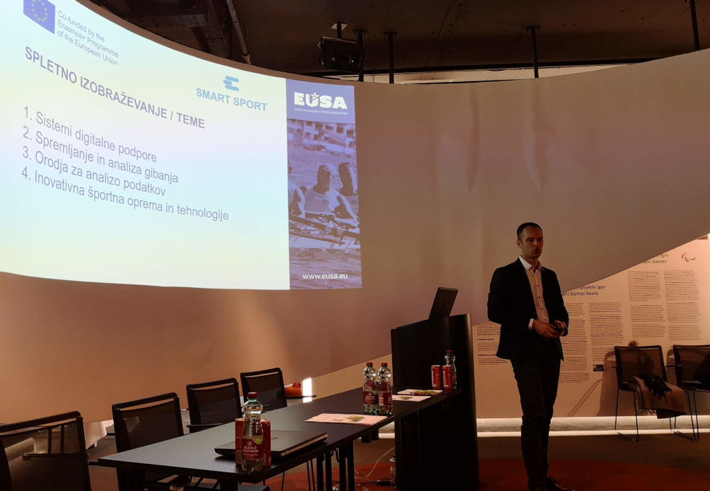 Mr Andrej Pisl presenting EUSA Projects