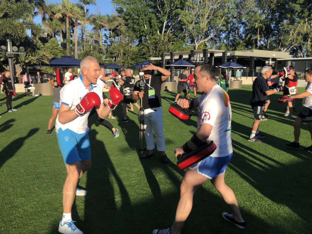 Matytsin doing MMA at Sport Accord 2019
