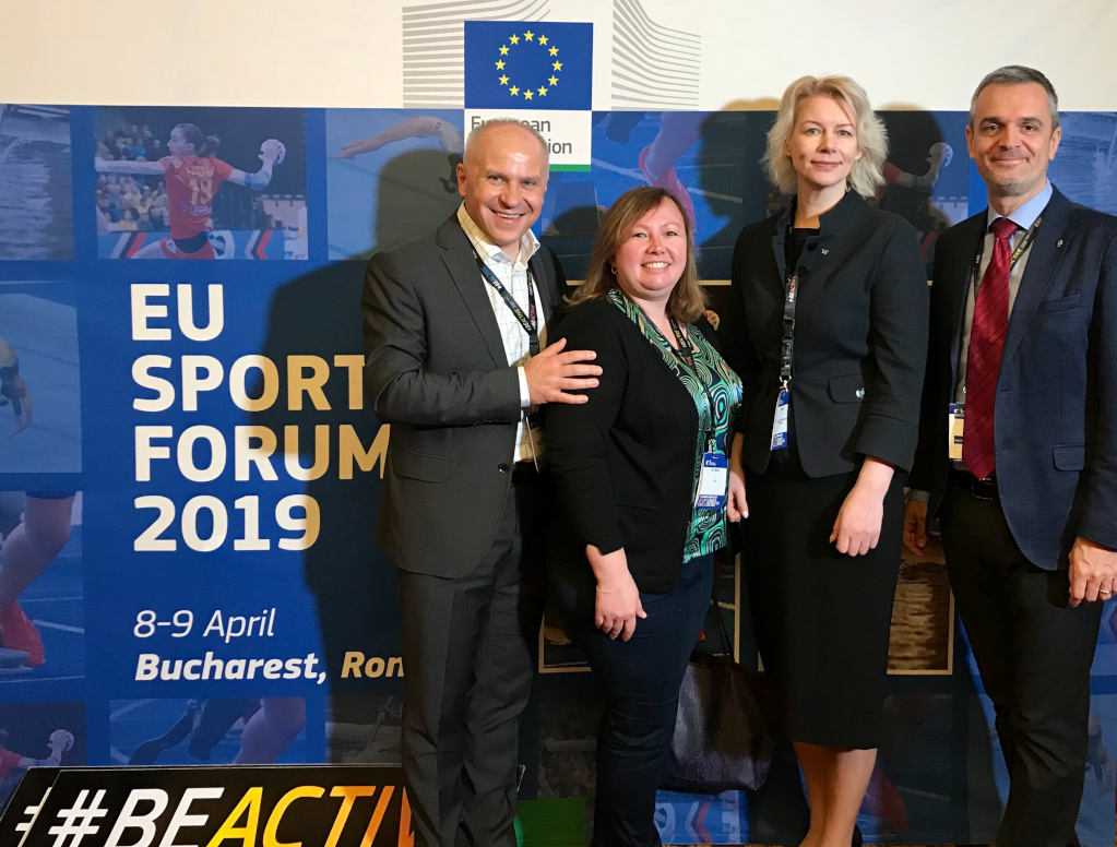 Matjaz and Adam at EU Forum 2019
