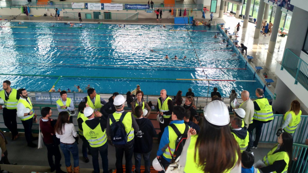 Visiting the Pool in Napoli ahead of the Universiade