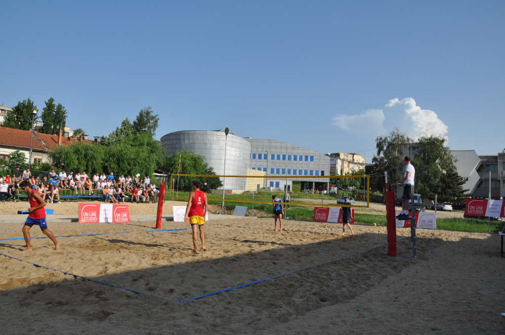 New beach volleyball courts in Pristina