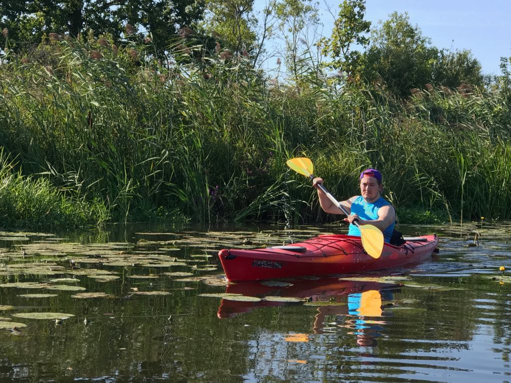Tomasz Olszewski canoeing