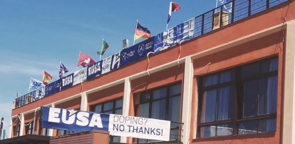 EUSA anti-doping banner