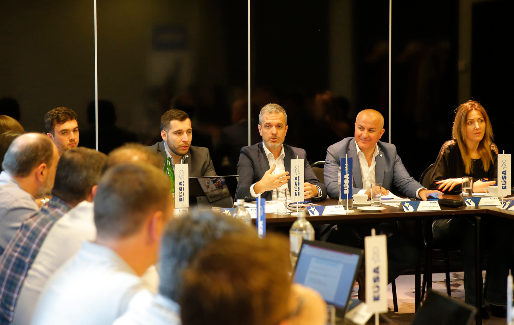 Matjaz and Pedrag at Transfer of Knowledge Meeting Belgrade 18 April 2019