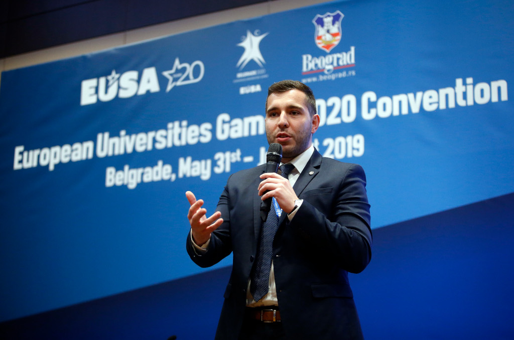 EUSA Sports Manager Mr Besim Aliti