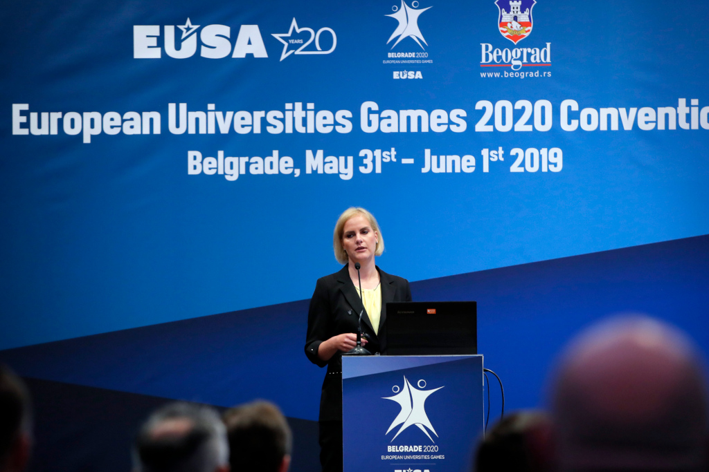 Presentation of the sports programme by Ms Ana Todoric