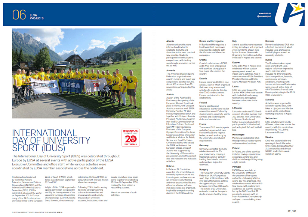 International Day of University Sport (IDUS)