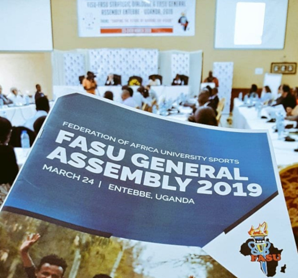 At the FASU events in Uganda