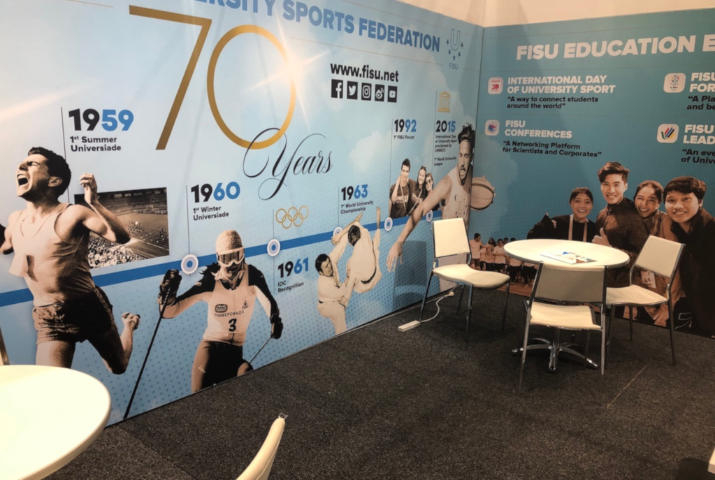 FISU Booth at Sport Accord 2019