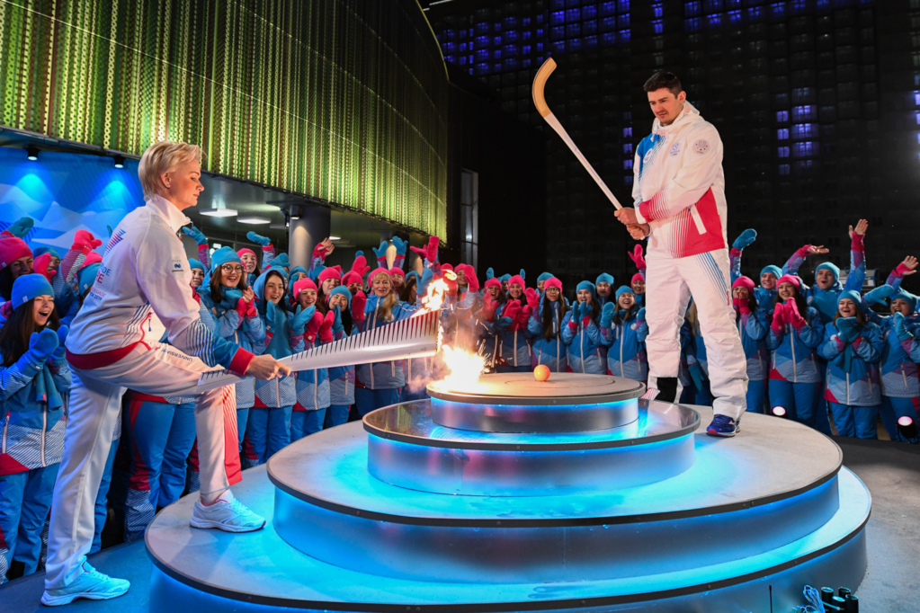 Igniting the Universiade flame