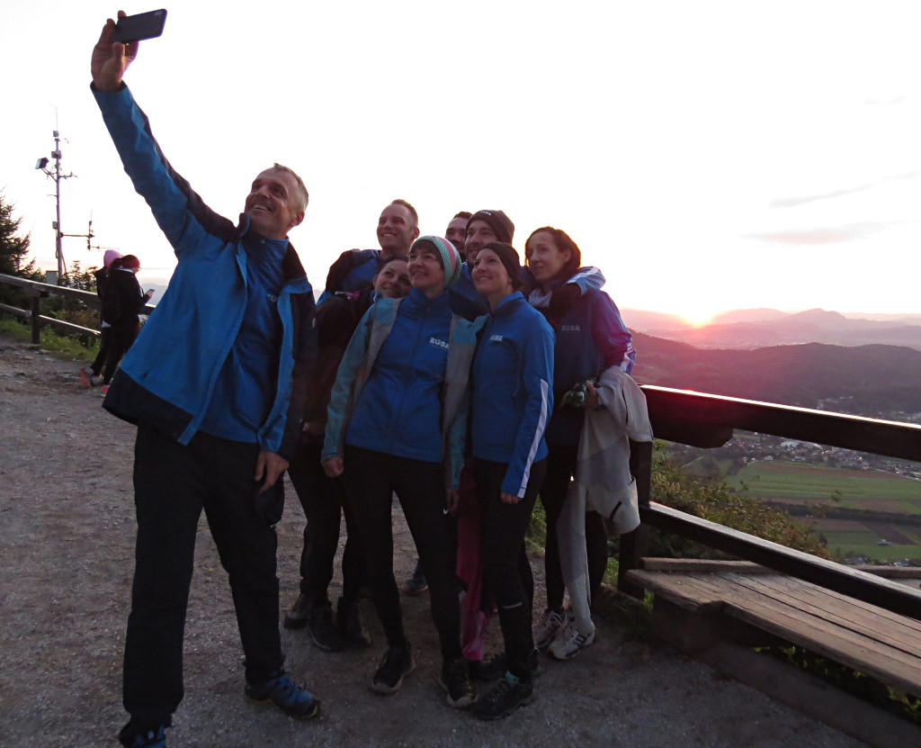 EUSA Staff at the #letsidus #beactive morning hike