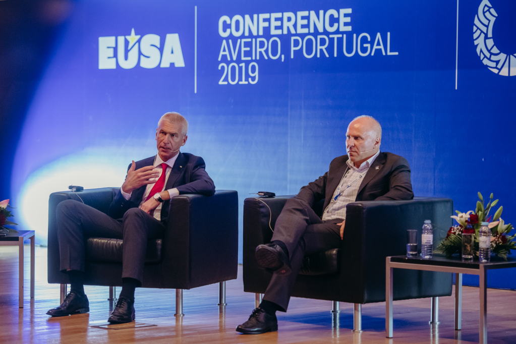 Oleg and Adam at EUSA Conference