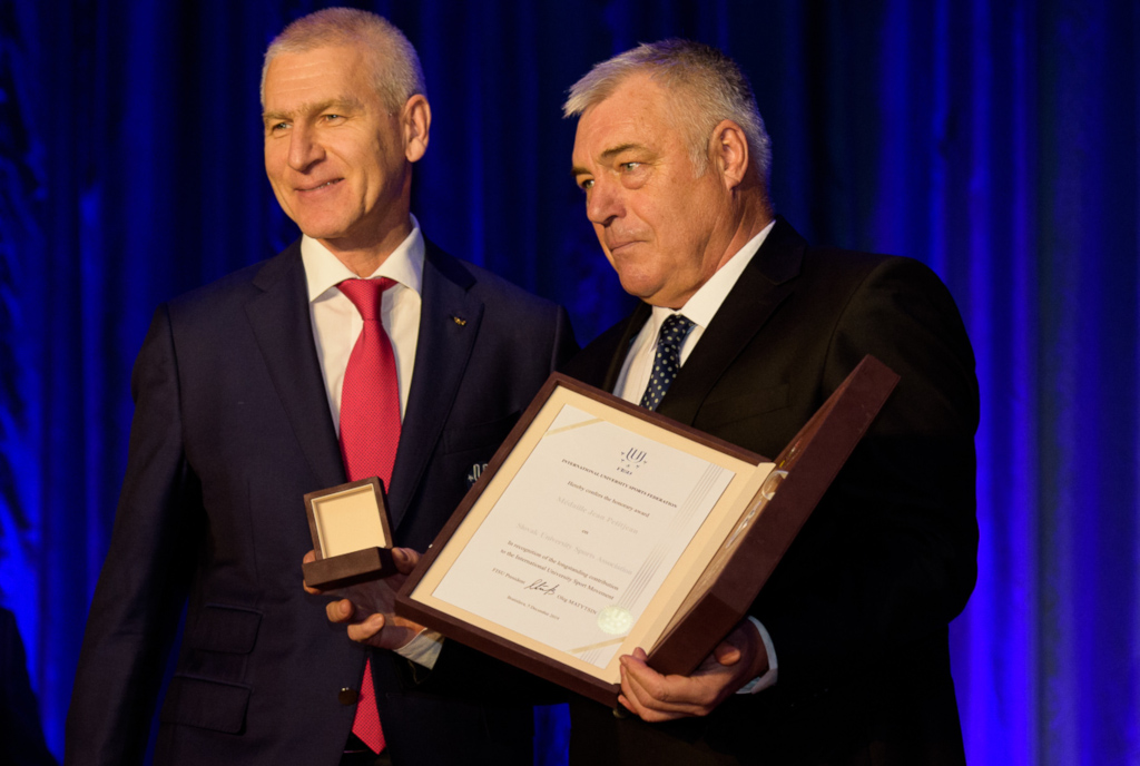 FISU Jean Petitjean Medal awarded to SAUS