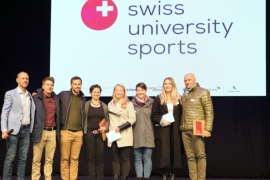 Swiss student stars decorated in Lucerne