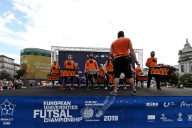Kick-off at EUC Futsal 2019