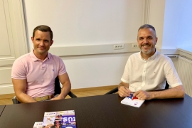 Swiss University Sports President visits EUSA 