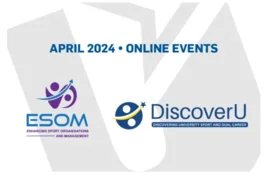 ESOM and DiscoverU online events coming up in April 