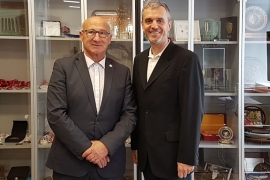 President of Slovenian NOC visits EUSA Office