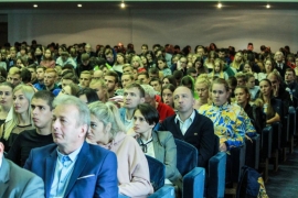 University sport award ceremony in Kiev
