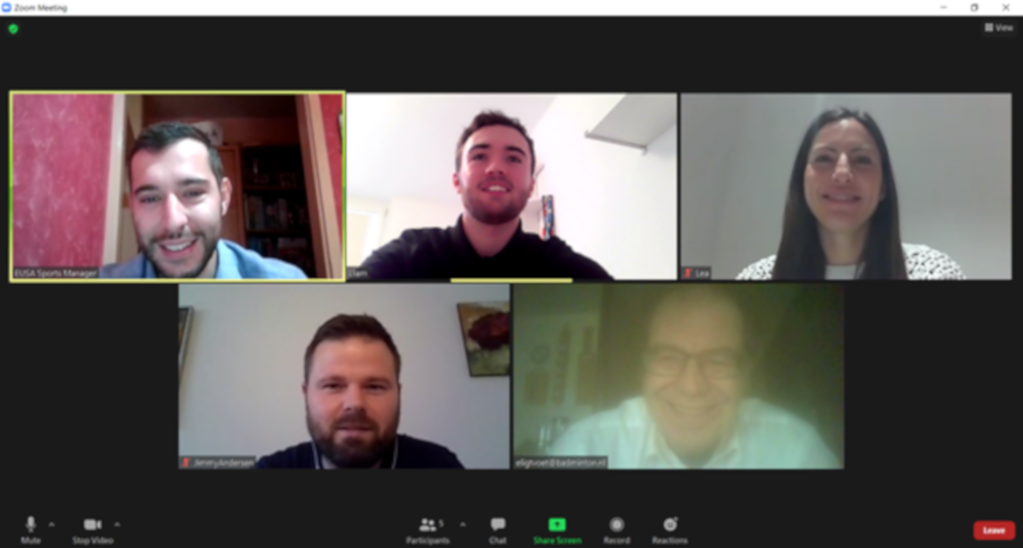 EUSA meet with Badminton Europe November 2020