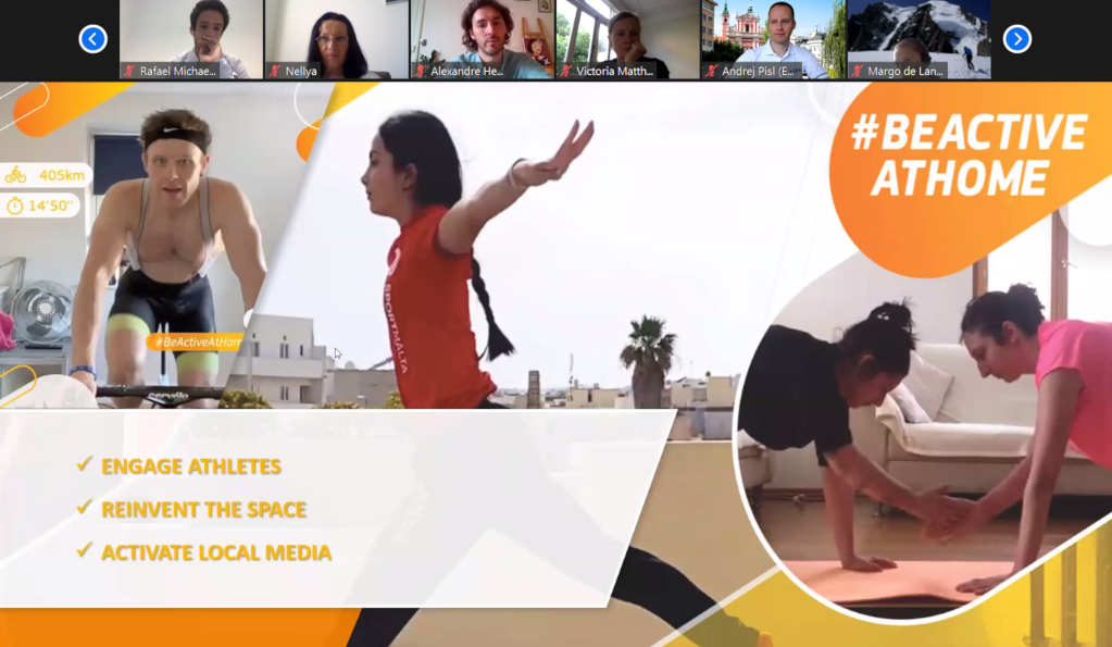 #BeActive at home campaign