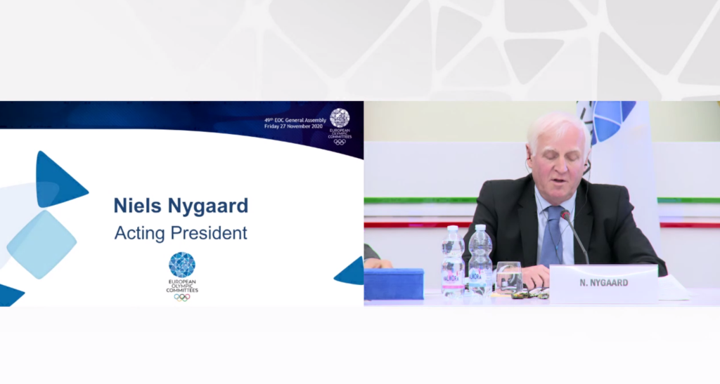 EOC Acting President Mr Niels Nygaard