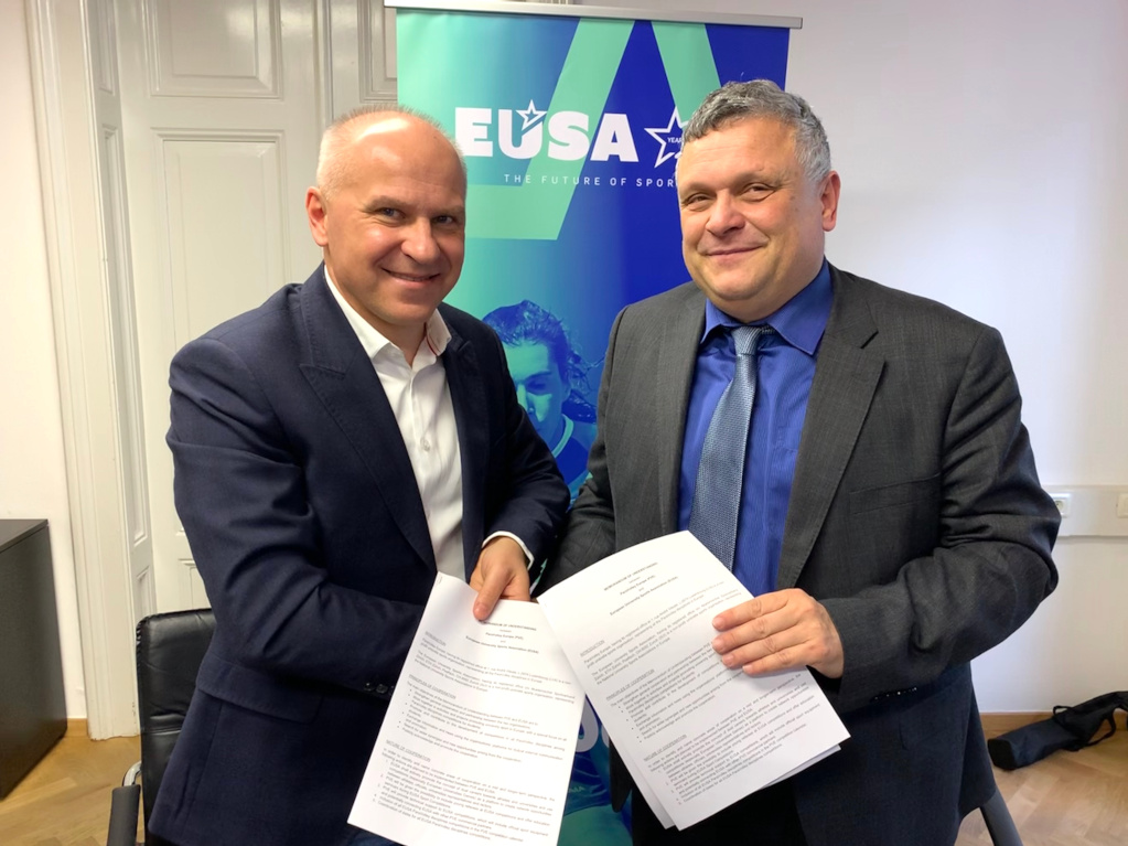 EUSA and ParaVolley sign MOU