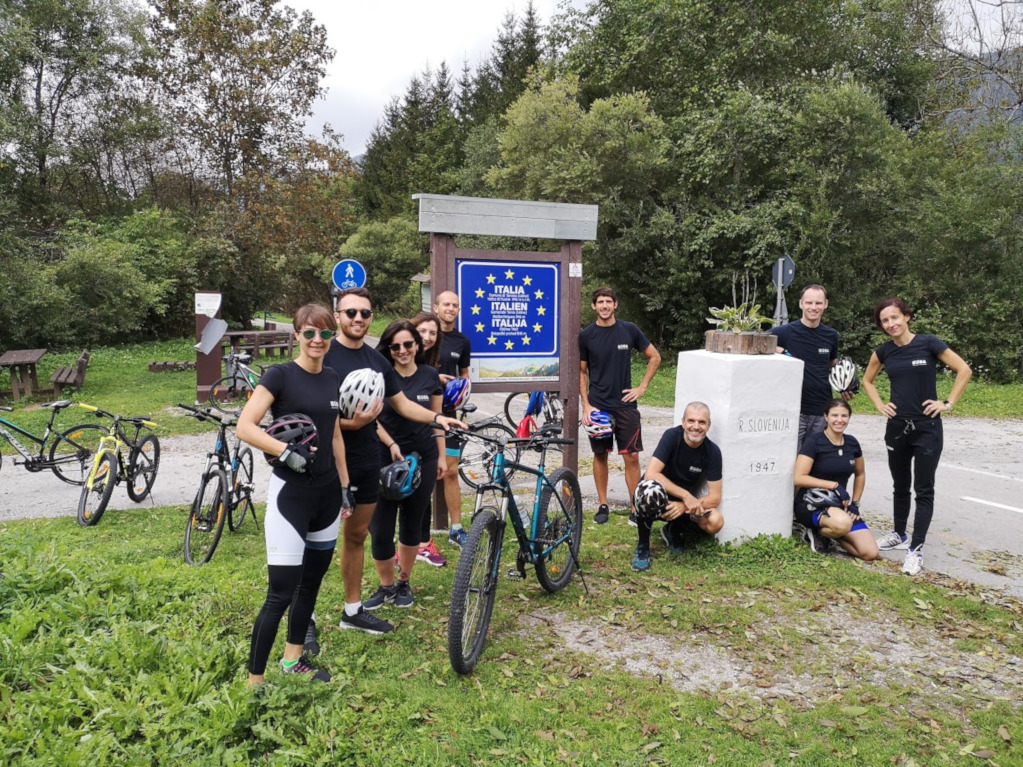 EUSA Office celebrating IDUS with a bike tour