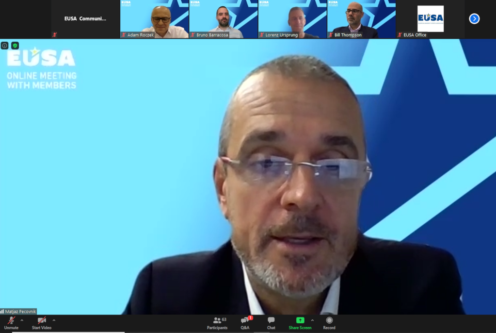 Matjaz Pecovnik presenting at 2020 NUSA Meeting