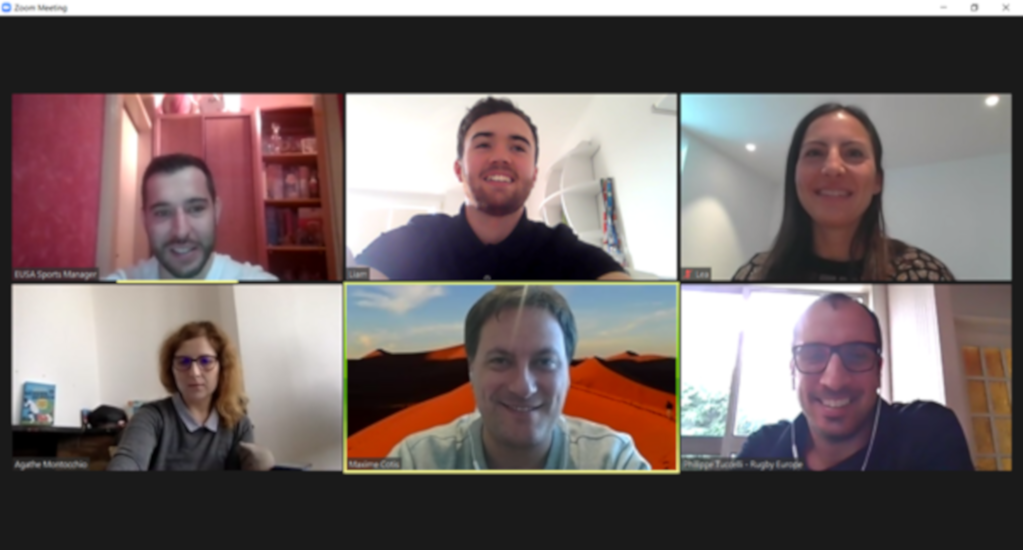 Rugby Europe and EUSA meet online November 2020