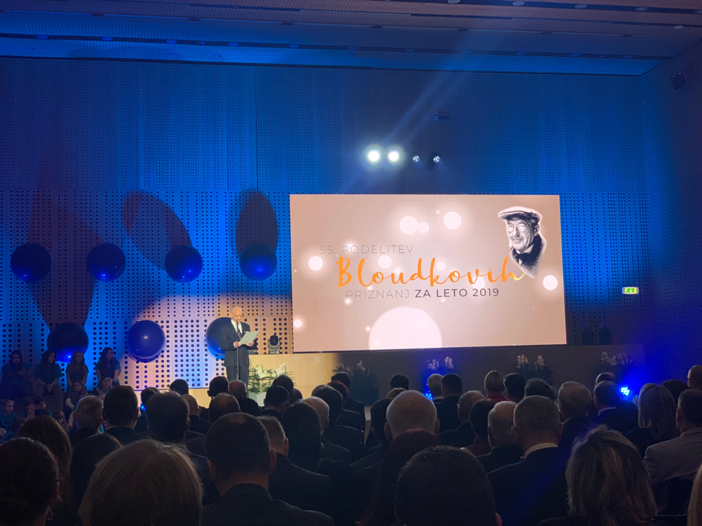 Welcome address at Bloudek awards