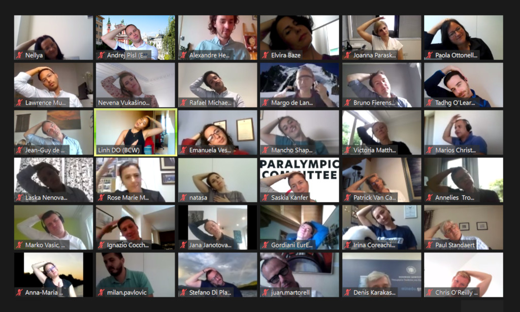 #BeActive Webinar exercises