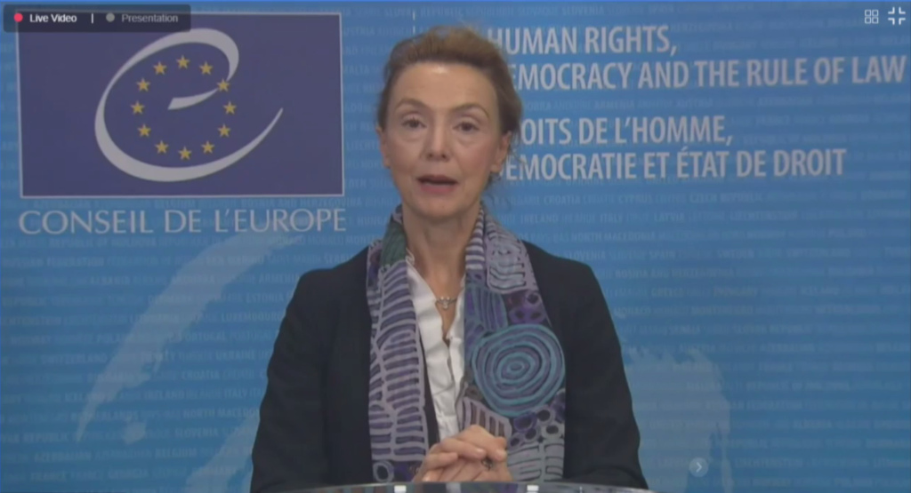 Ms Marija Pejčinović Burić, COE Secretary General