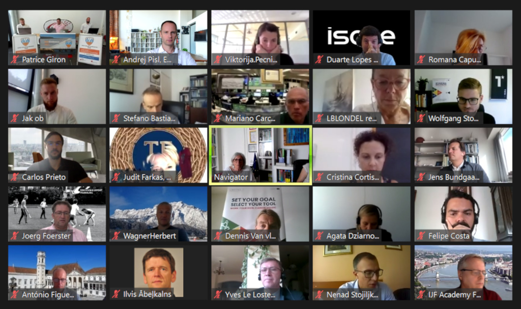 Participants in the virtual EAS events