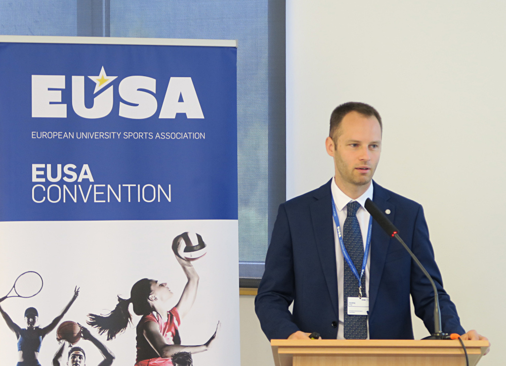 Andrej Pisl, responsible for volunteers at EUSA