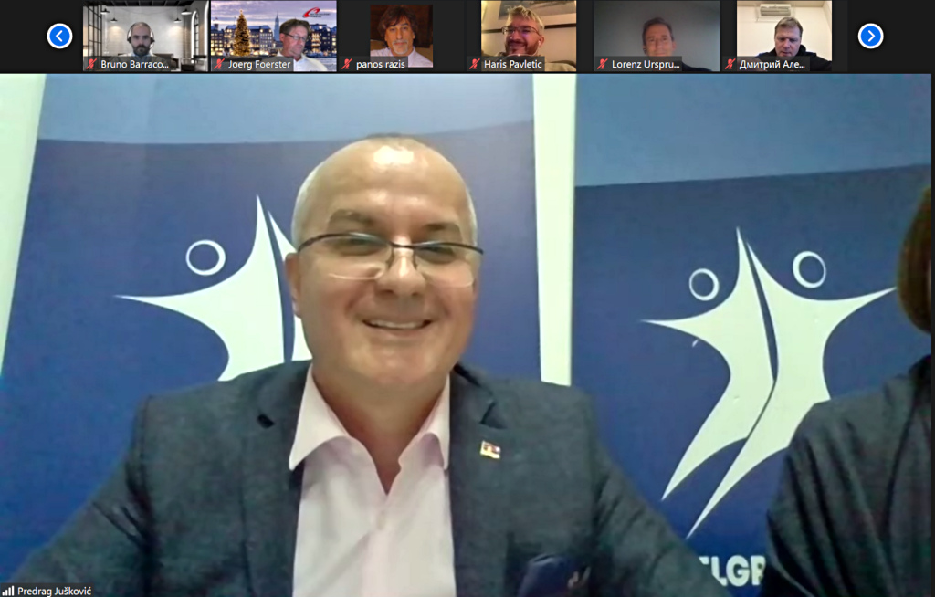 EUG2021 status update and report by Mr Predrag Juskovic