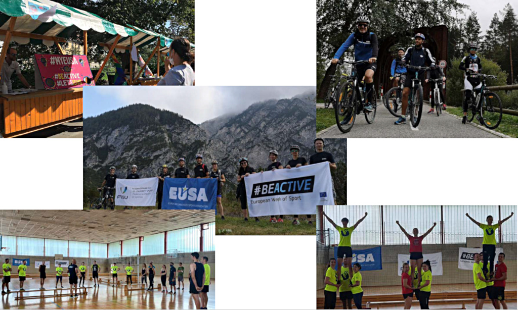 EUSA activities celebrating #LetsIDUS and #BeActive campaigns