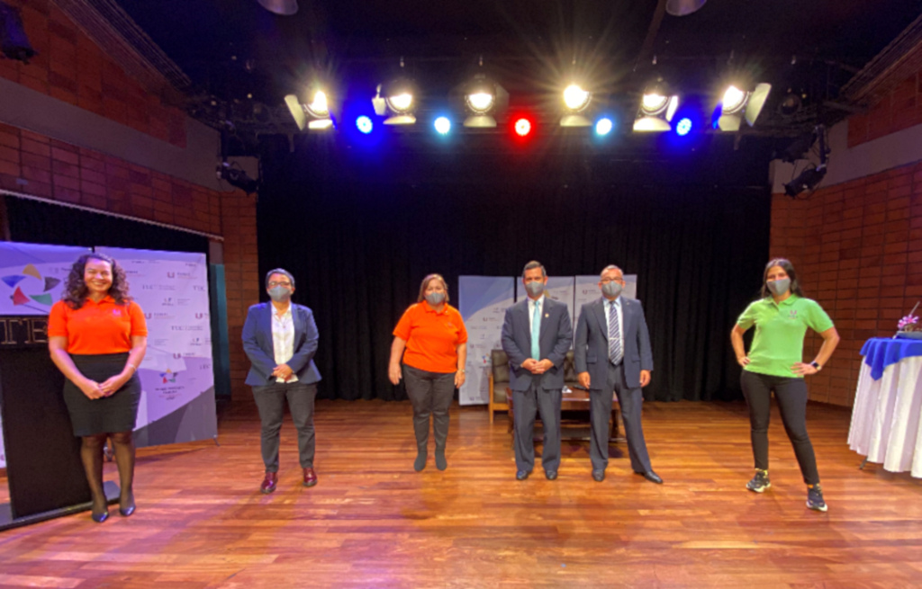 Representatives of the hosts