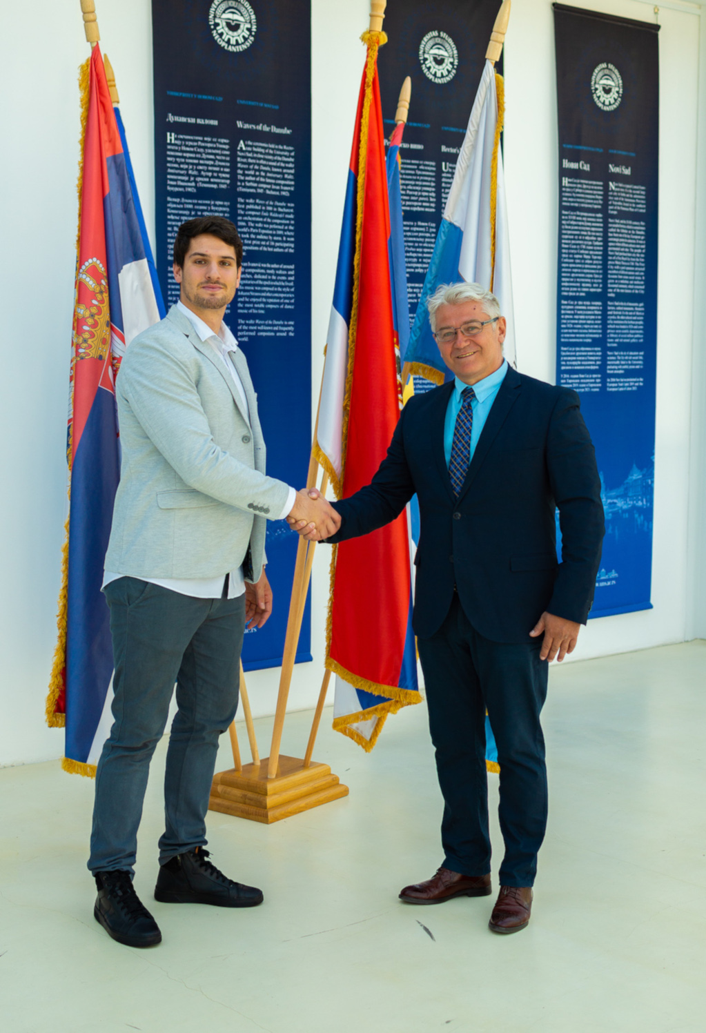 Mr Bojan Raskovic and Mr Dejan Madic