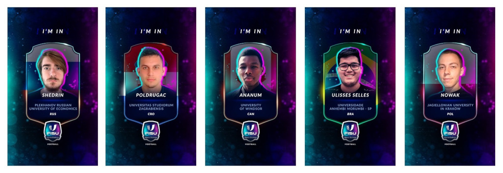 Male players in FISU eSports Challenge