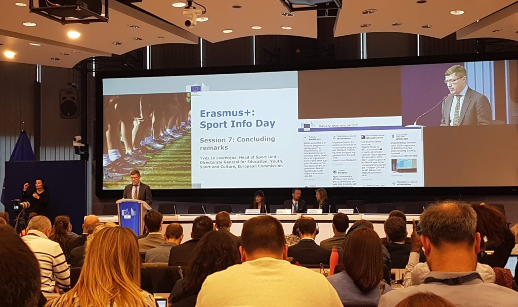 Closing of the event by Mr Yves Le Lostecque, Head of Sport Unit