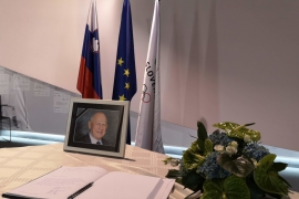 EUSA pays respect to EOC President Mr Janez Kocijancic